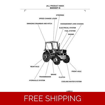 KUBOTA M4950DT_S PARTS MANUAL